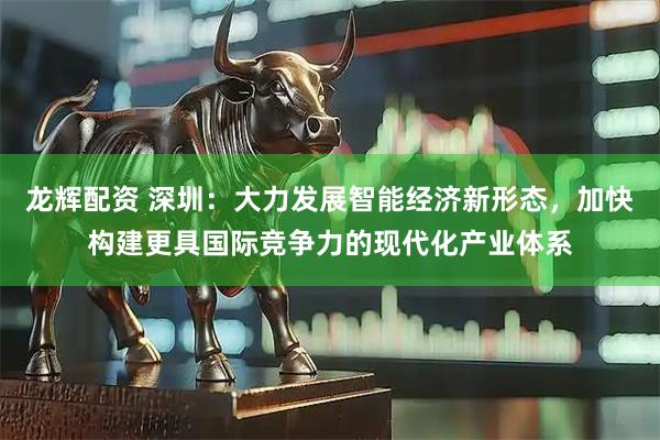 龙辉配资 深圳：大力发展智能经济新形态，加快构建更具国际竞争力的现代化产业体系